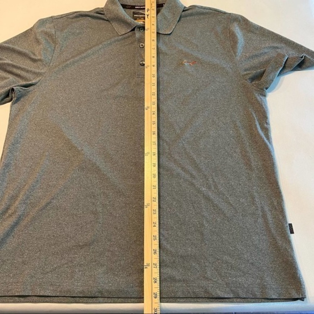 Greg Norman Five Iron Lisso Elba Gray Golf Polo Shirt Mens Large - Picture 6 of 8